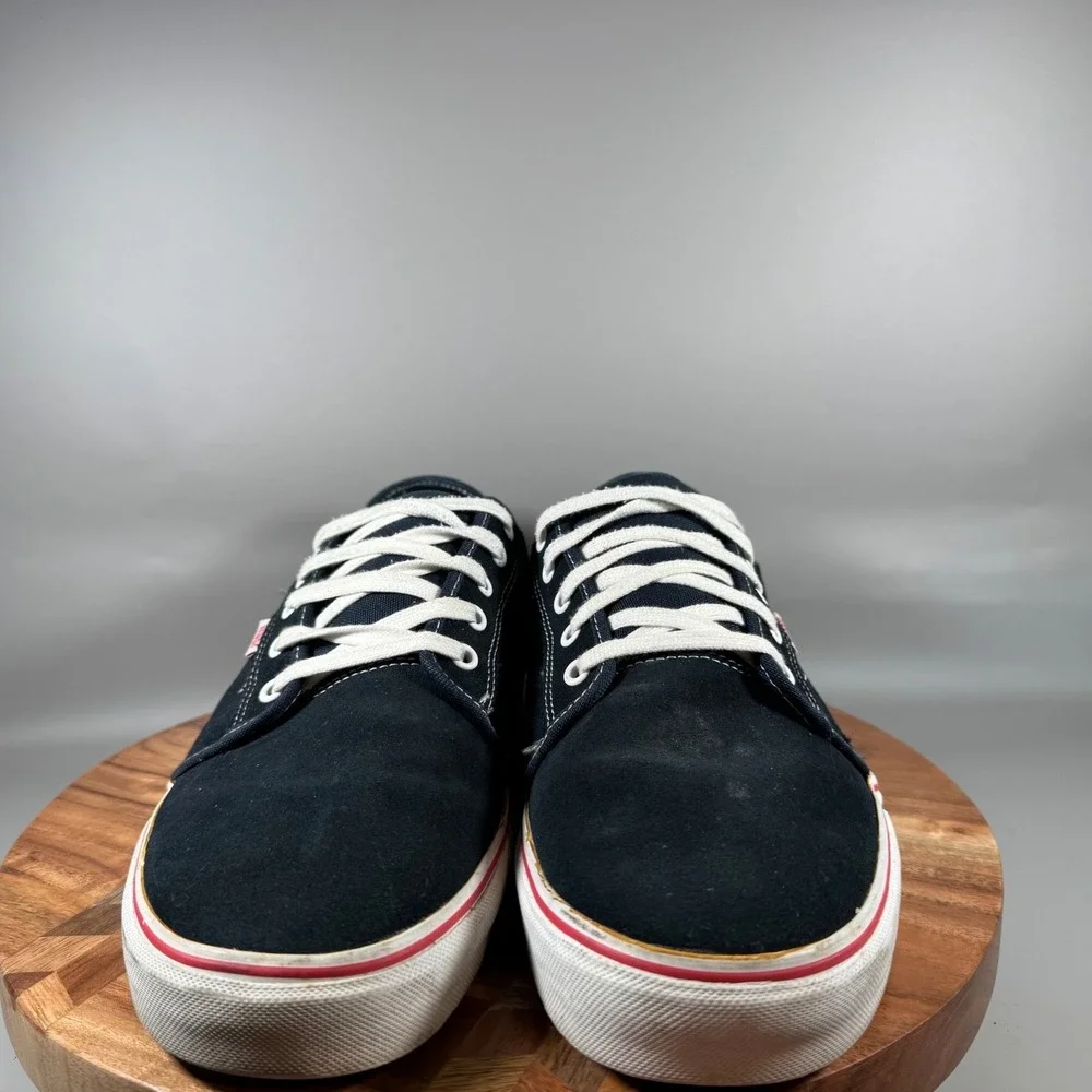 Vans Chukka Low Mens‎ Black Suede Lace Up Skate Shoes Size 15